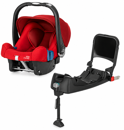 Britax-Römer Baby Safe Plus SHR II Bundle 0-13 kg Ana Kucağı + Baza / Flame Red