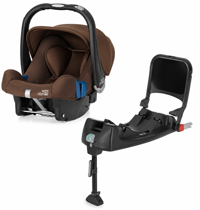 Britax-Römer Baby Safe Plus SHR II Bundle 0-13 kg Ana Kucağı + Baza / Wood Brown