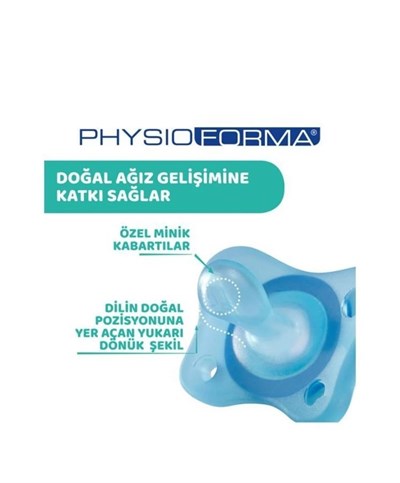 Chicco PhysioForma Mini Soft 2li Emzik 2-6 Ay Erkek
