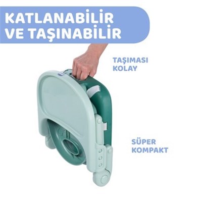 Chicco Pocket Snack Yükseltici Mama Sandalyesi - Sage