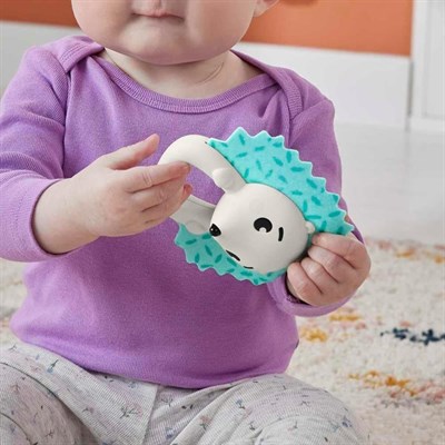 Fisher Price Eğlenceli Dostlar Çıngıraklı Dişlik - Kirpi HJW11-HKD72