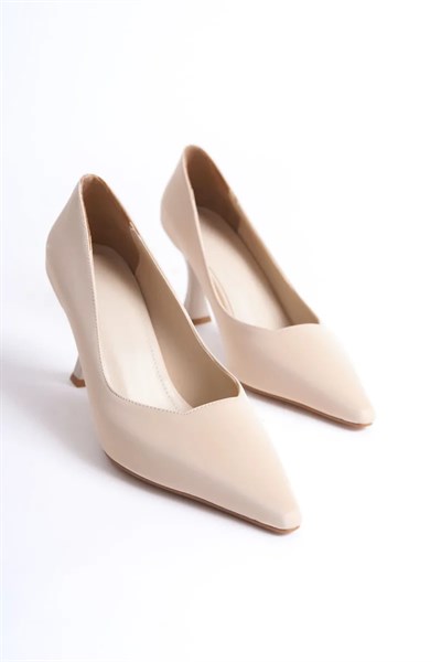 Kadın Bej Saten Stiletto TR08MS27E