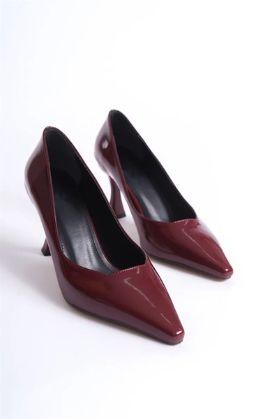 Kadın Bordo Rugan Stiletto TR08MS27C