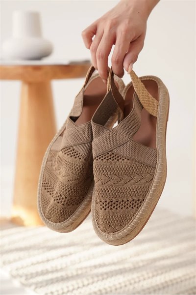 Kadın Vizon Espadril Ayakkabı TR19MY01D