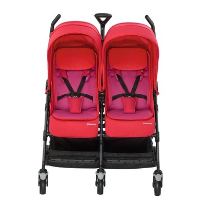 Maxi-Cosi Dana For2 İkiz Bebek Arabası Red Orchid / 2 Adet Citi 2 Oto Koltuğu Hediyeli