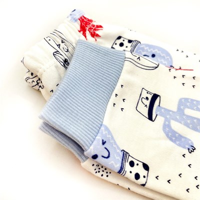 Sema Baby Sleeper Cactus Bebek Pijama Takımı 6-9 Ay - Mavi