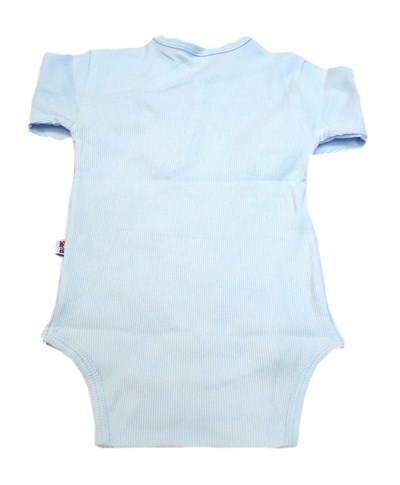 Sema Baby Uzun Kol Kaşkorse Badi (Body) - Mavi  6-12 Ay