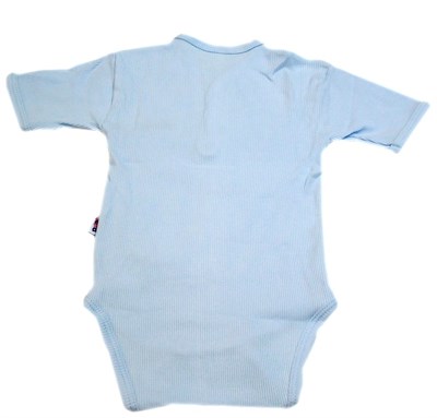 Sema Baby Yarım Kol Kaşkorse Badi (Body) - Mavi  18-24 Ay
