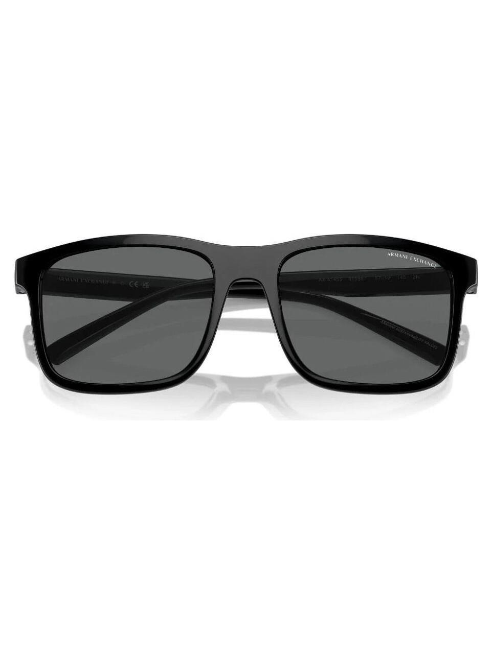 Armani Exchange AX4145S 81587 Siyah Kemik çerçeveli Füme UV400 Camlı Güneş Gözlüğü