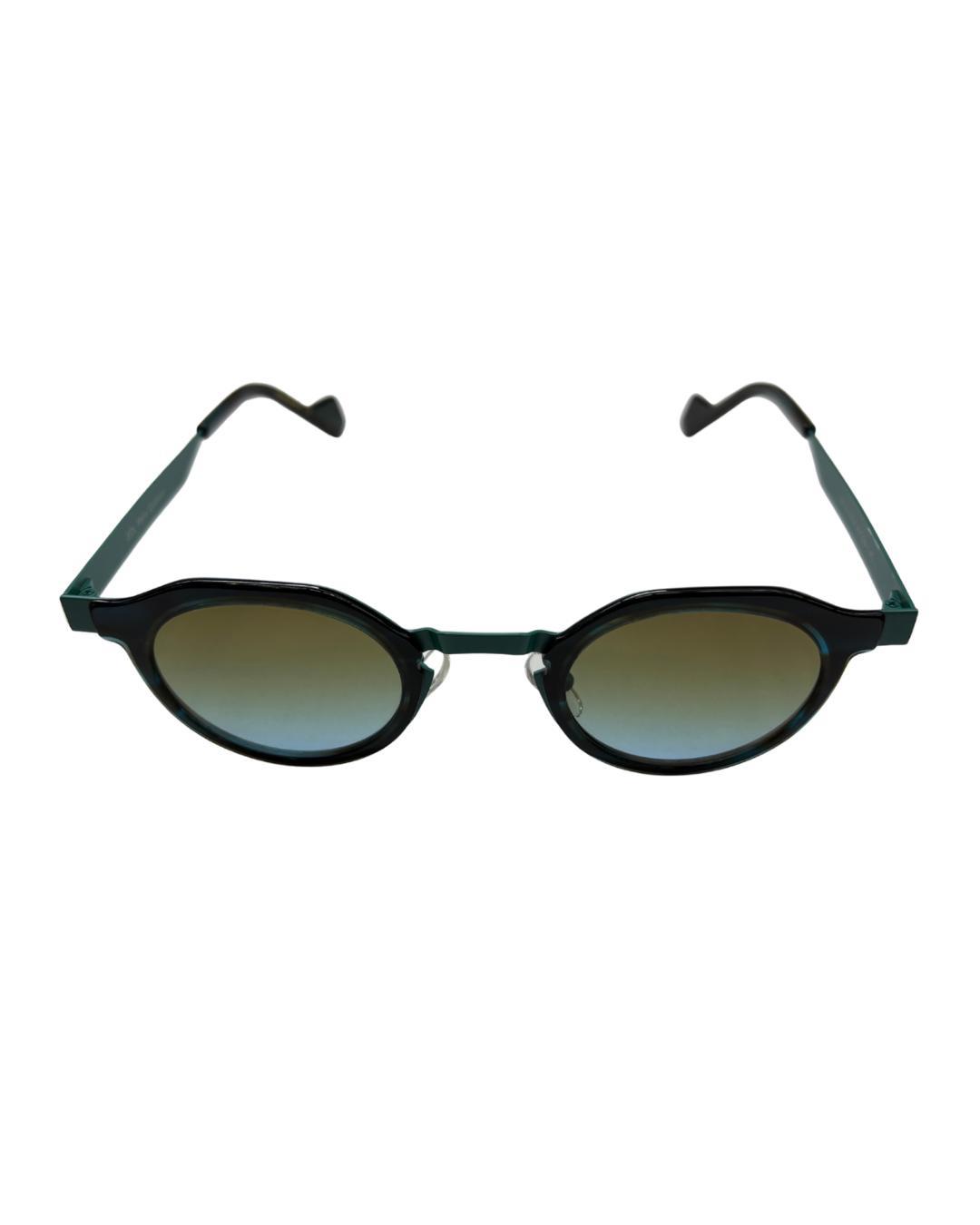 EDL Paris 8614 C004 Metal Çerçeve Yeşil Degrade Cam Erkek, Kadın ve Unisex Oval Güneş Gözlüğü
