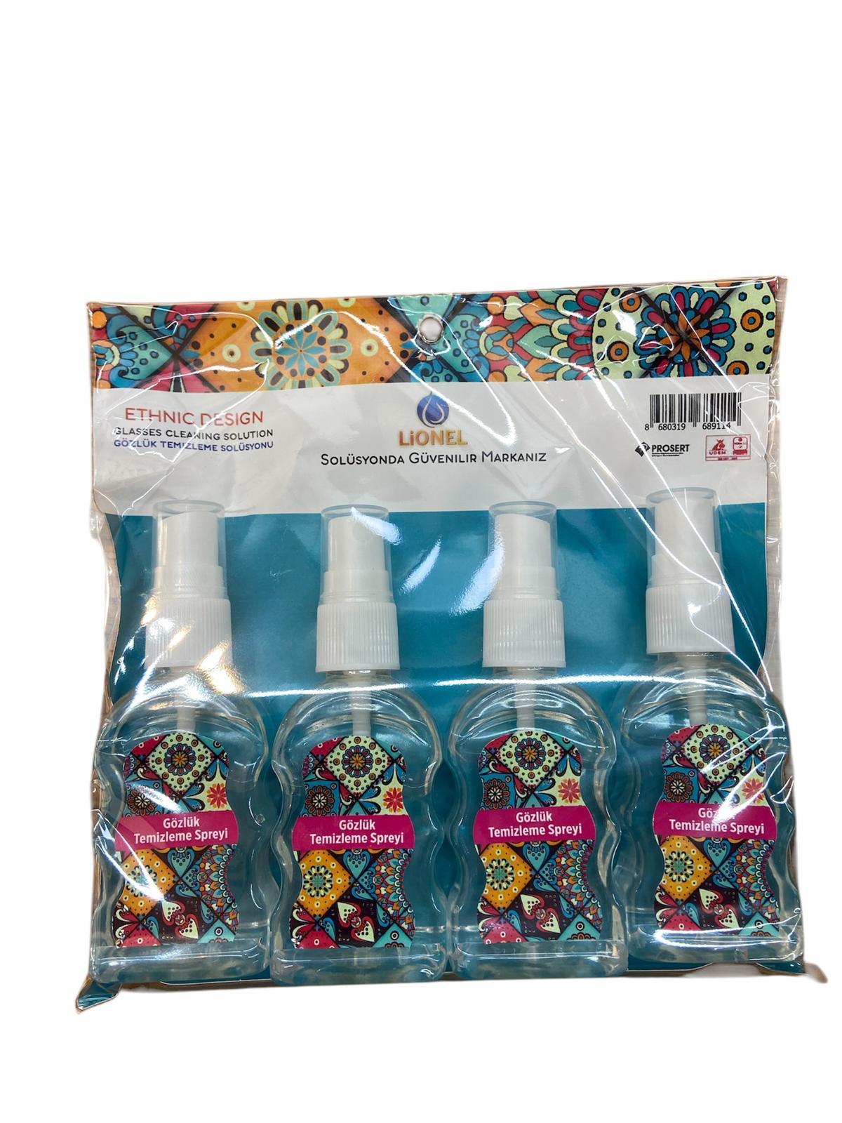 Gözlük Temizleme Solüsyonu 4'lü