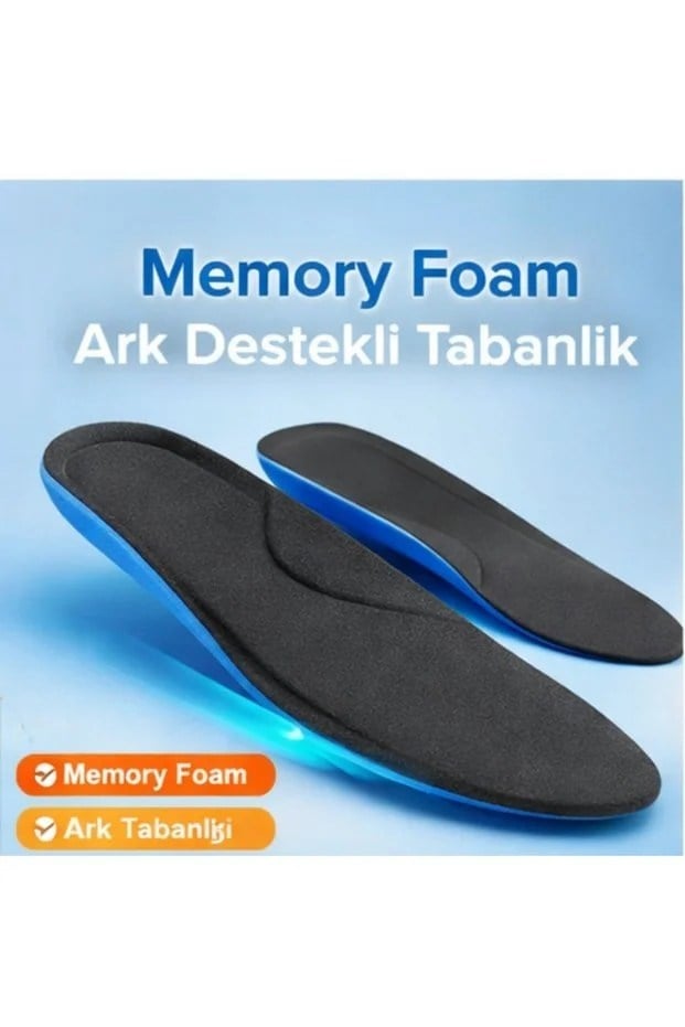 AIRM 2030 Ark Destekli Memory Foam Tabanlık – Siyah