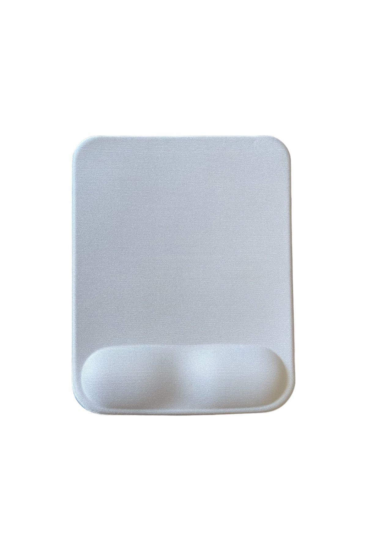 Bilek Destekli Memory Foam Kaymaz Taban Mouse Pad GRİ  G003