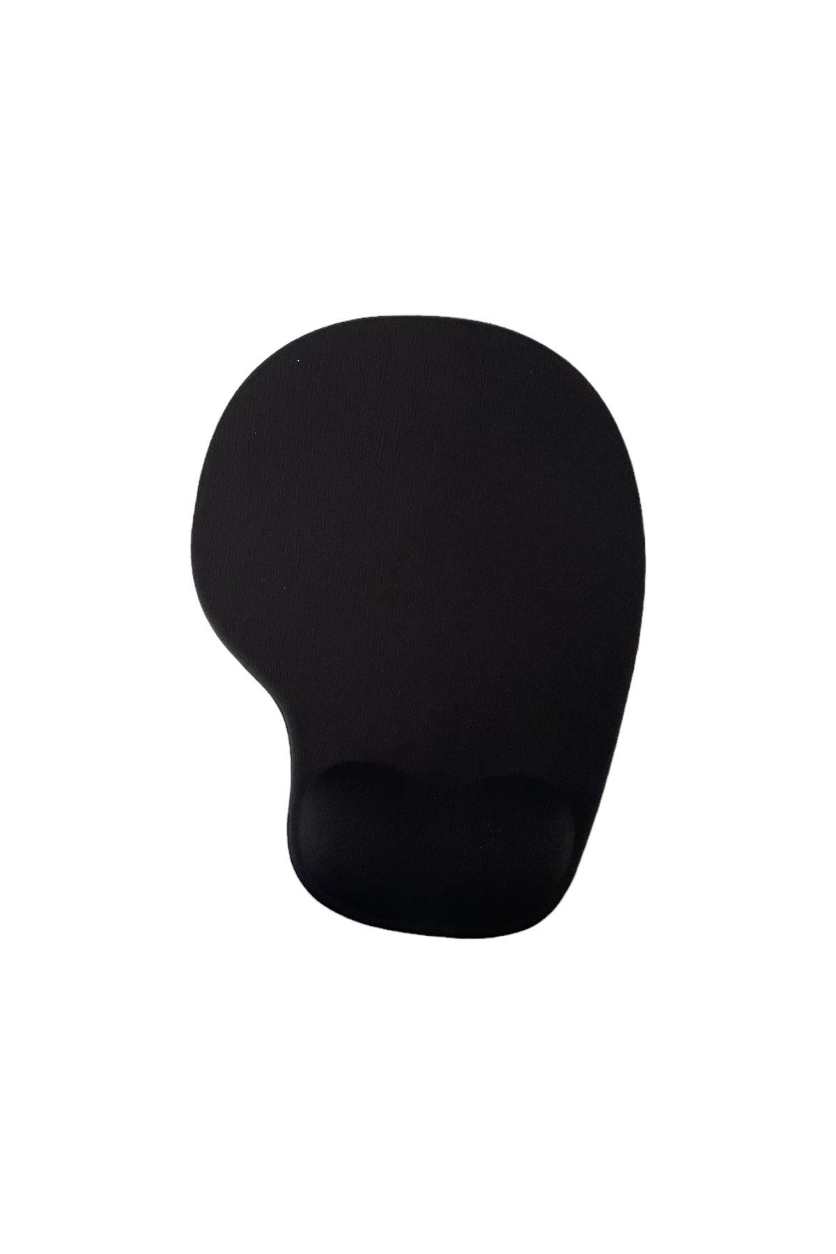Bilek Destekli Memory Foam Kaymaz Taban Mouse Pad SİYAH