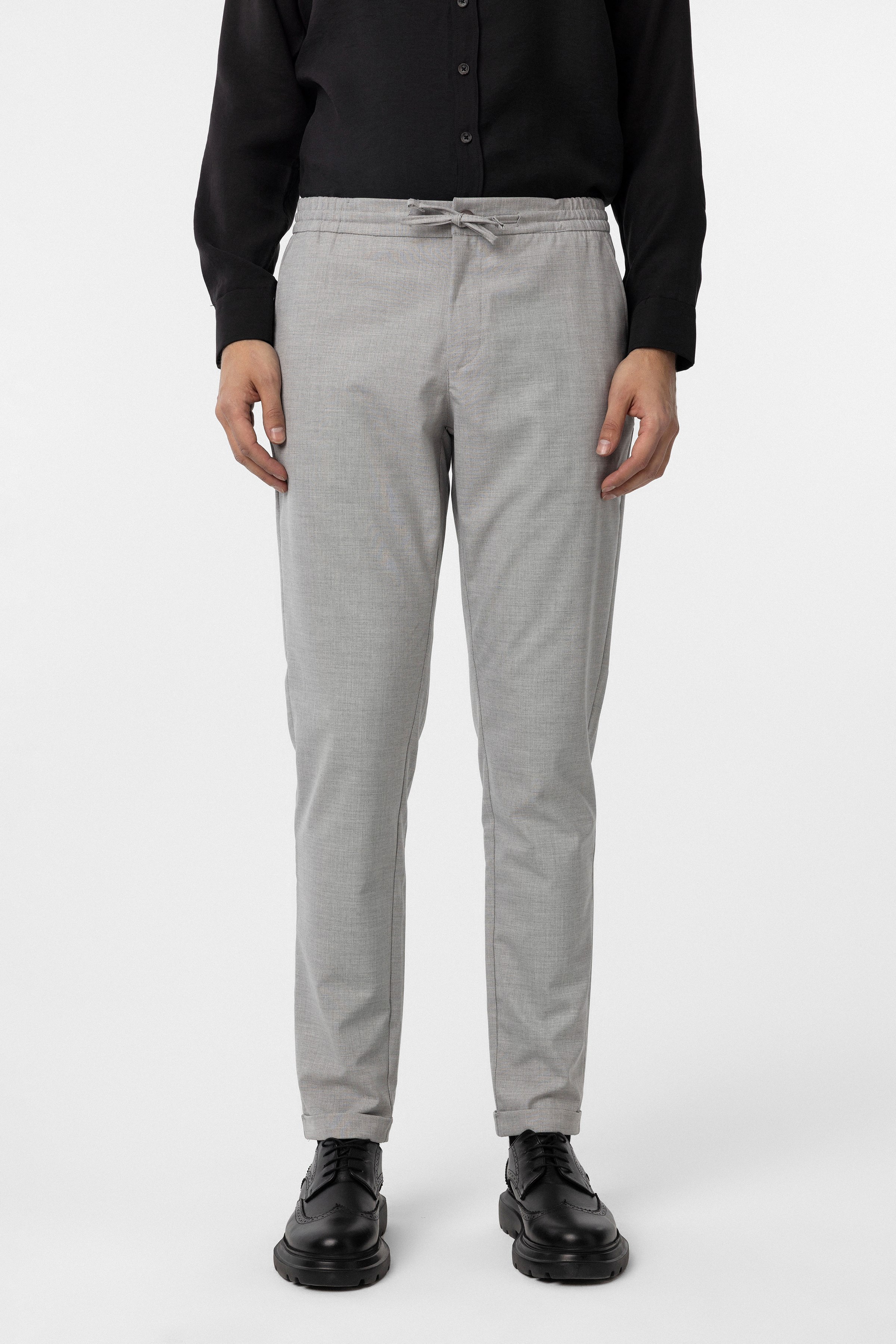 Süvari Gri Slim Fit Düz Jogger Pantolon görsel 2