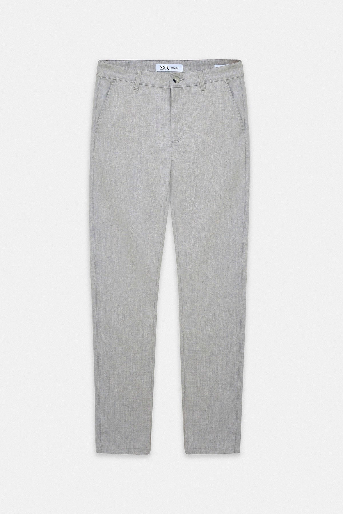 Süvari Gri Slim Klasik Pantolon görsel 5
