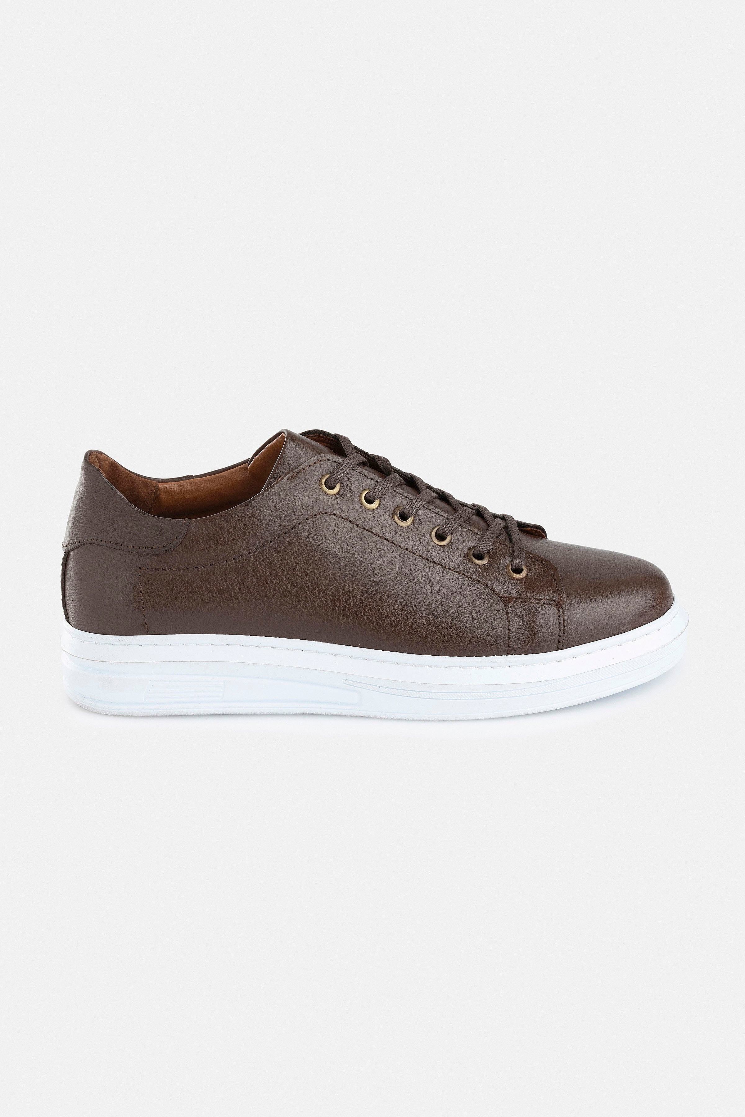 Koyu Kahve Sneakers Ayakkabı