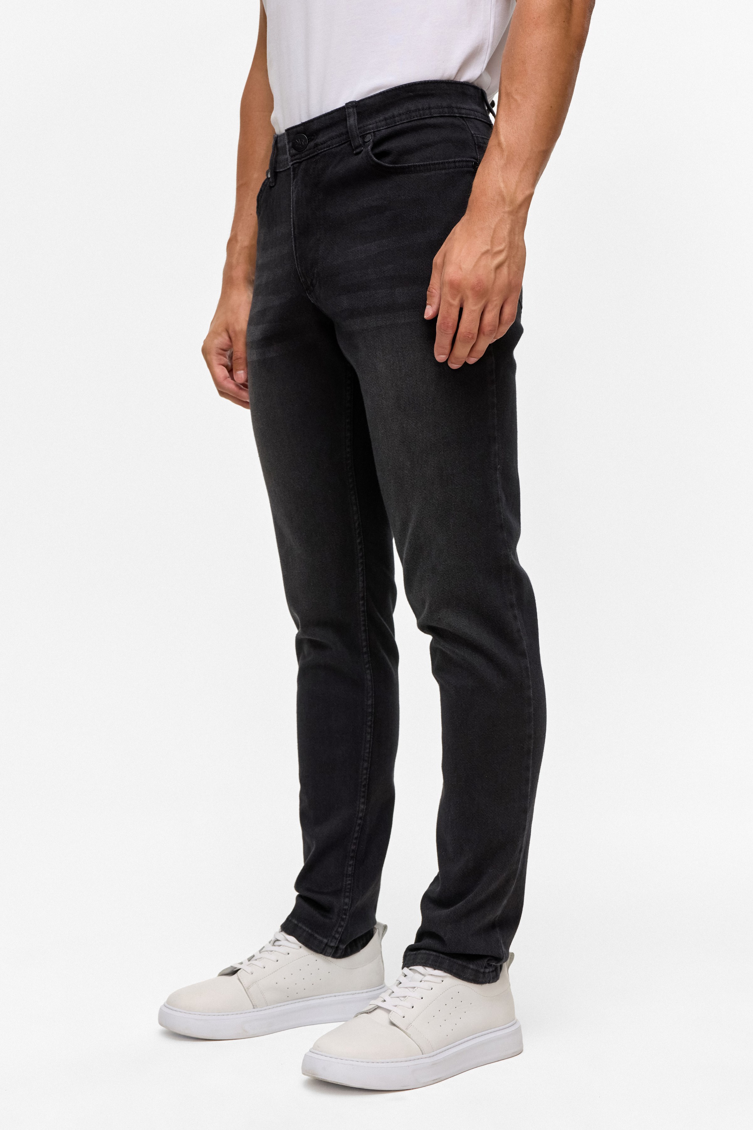 Süvari Siyah Slim Denim Pantolon görsel 3
