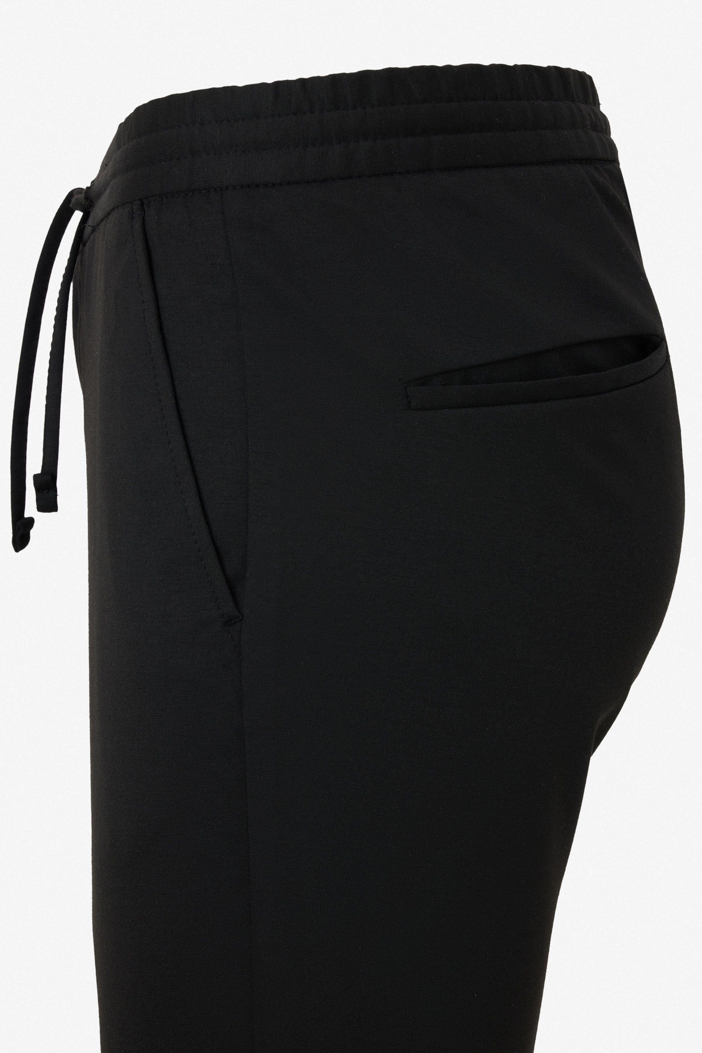 Siyah Slim Düz Jogger Pantolon