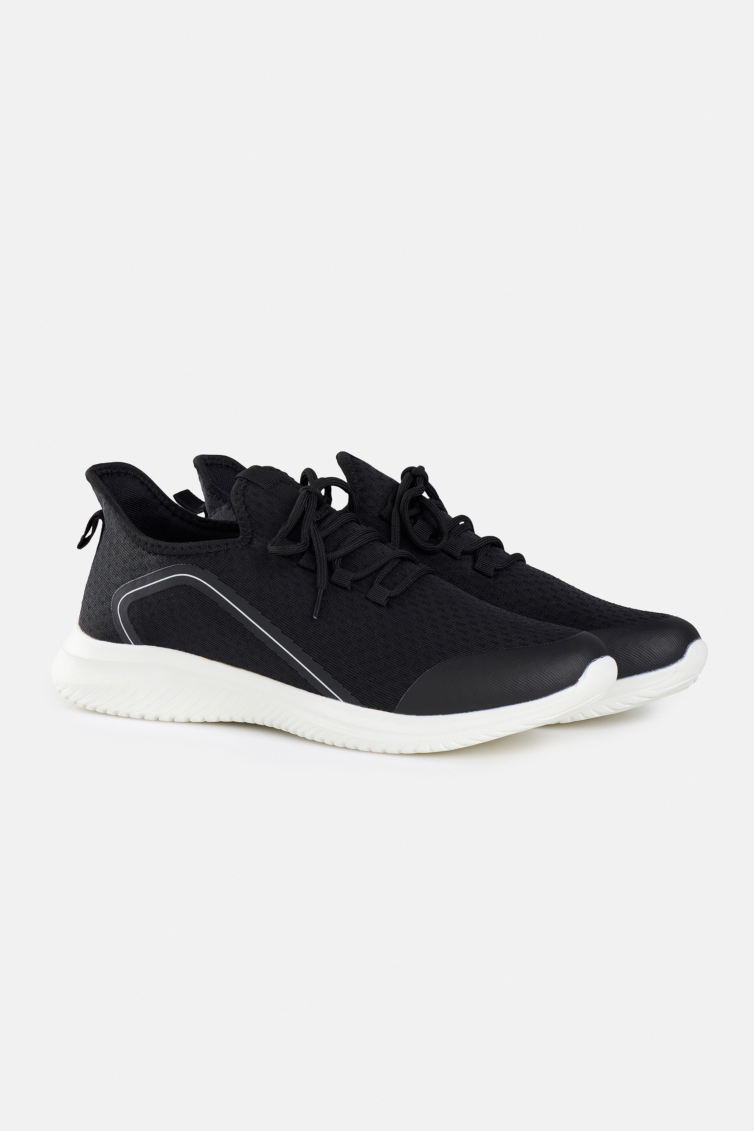 Süvari Siyah Sneakers Ayakkabı