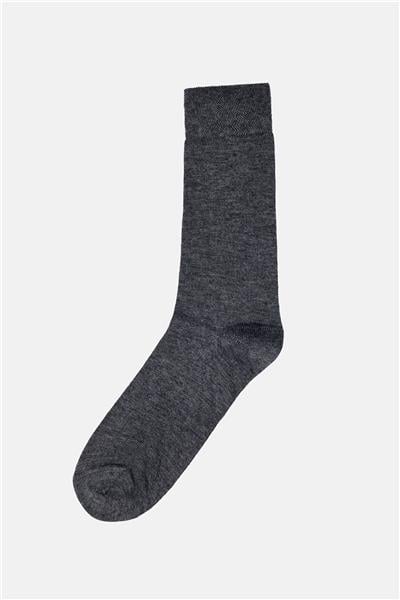 Antrasit Düz Çorap