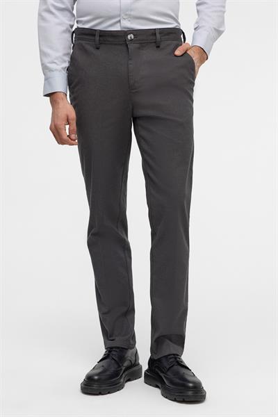 Antrasit Regular Armürlü Pantolon