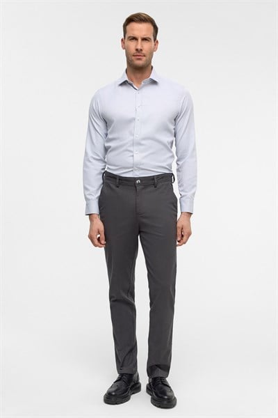 Antrasit Regular Armürlü Pantolon