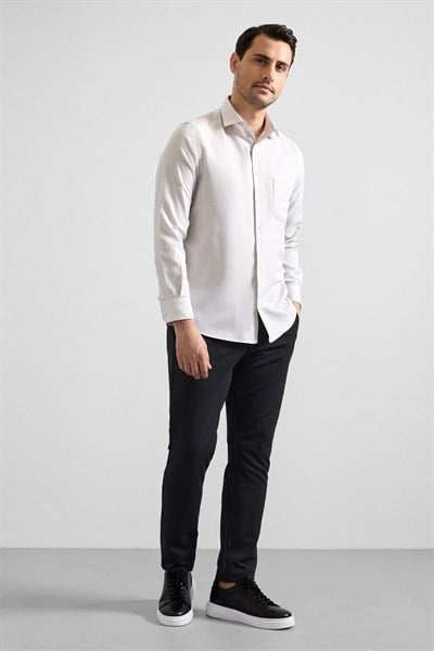 Bej Regular Klasik Yaka Casual Gömlek