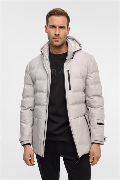 Bej Slim Kapitone Mont