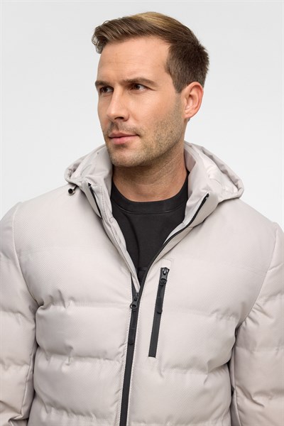 Bej Slim Kapitone Mont