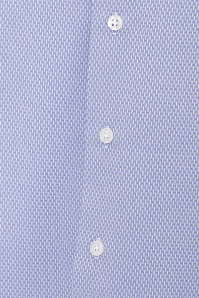 Buz Mavi Regular Armürlü Klasik Yaka Gömlek