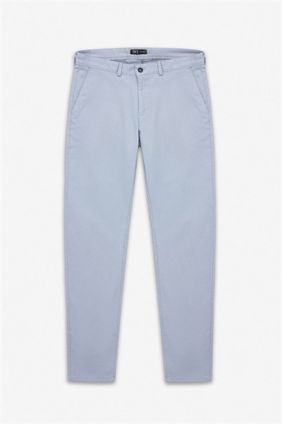 Buz Mavi Slim Casual Pantolon