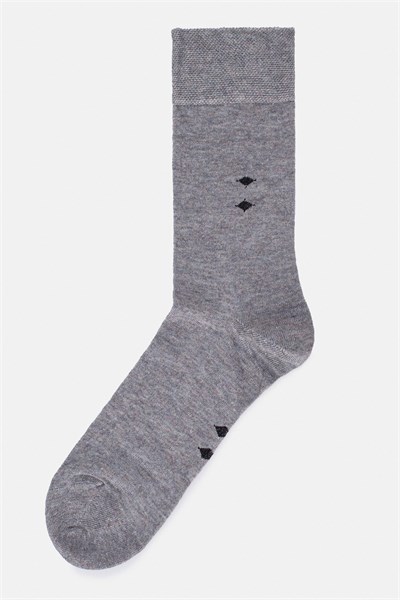 Gri Düz Çorap