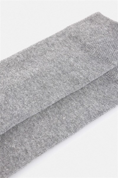 Gri Düz Çorap
