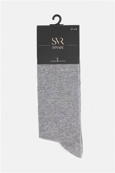 Gri Düz Çorap