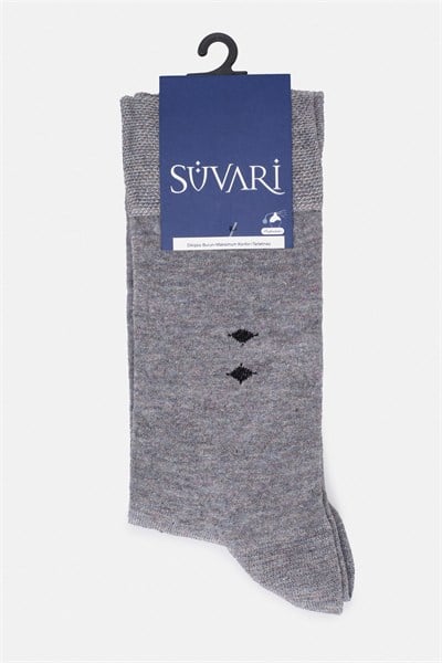 Gri Düz Çorap