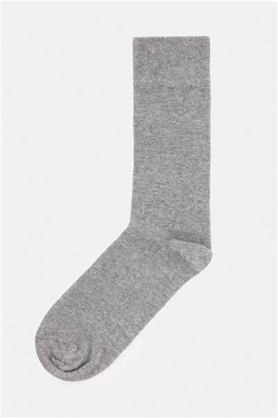 Gri Düz Çorap