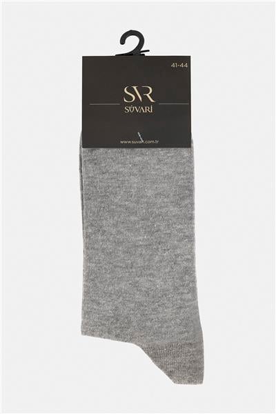 Gri Düz Çorap