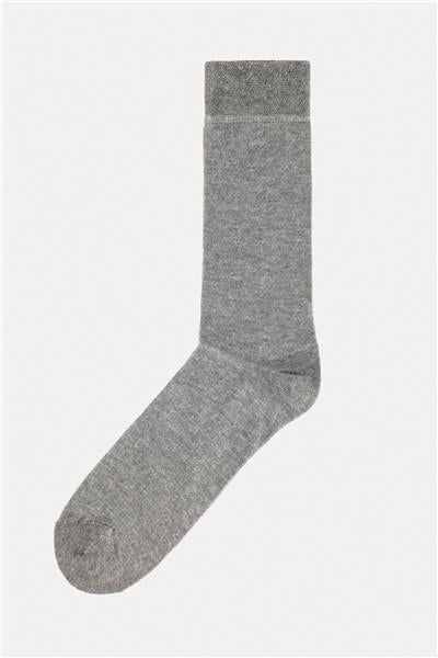 Gri Düz Çorap