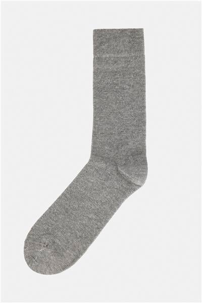Gri Düz Çorap