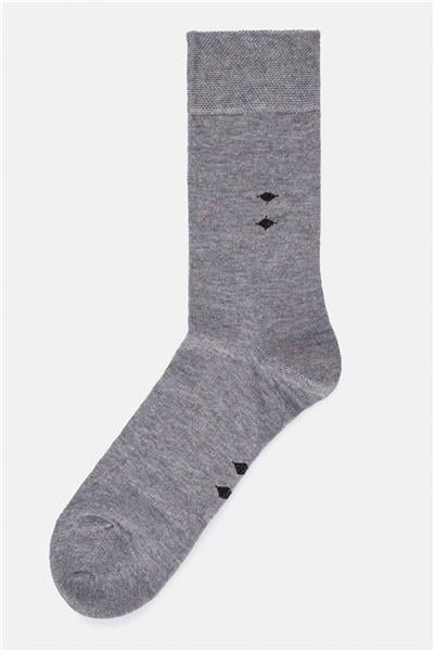 Gri Düz Çorap