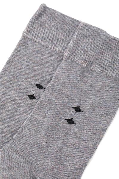 Gri Düz Çorap