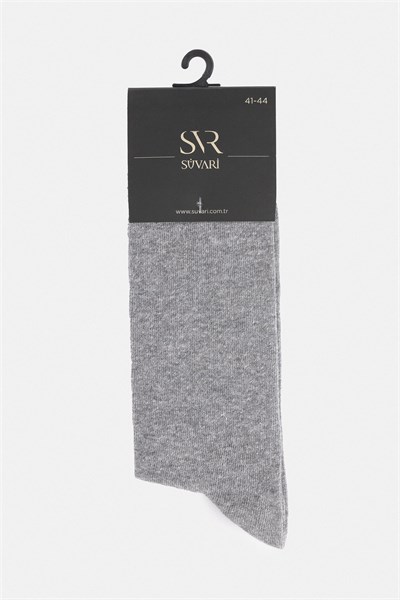 Gri Düz Çorap