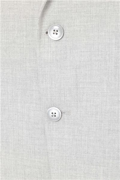 Gri Regular Desenli Mono Yaka 6 Drop Klasik Takım Elbise