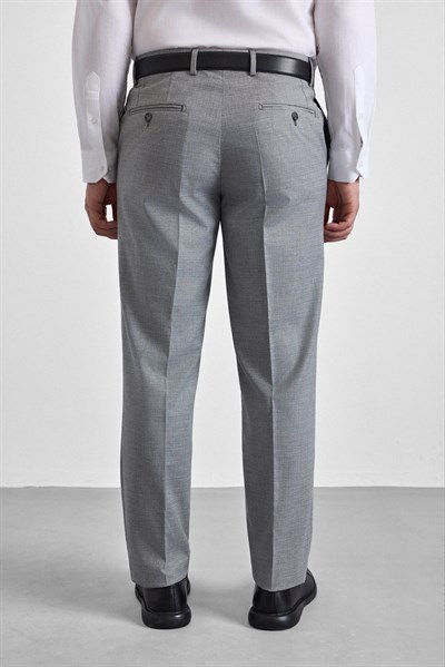 Gri Regular Klasik Pantolon
