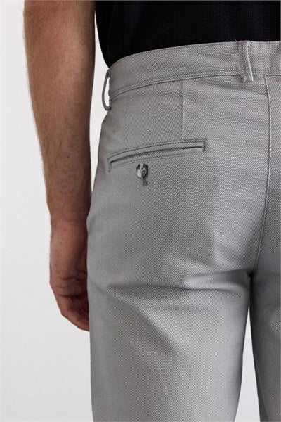 Gri Slim Casual Pantolon