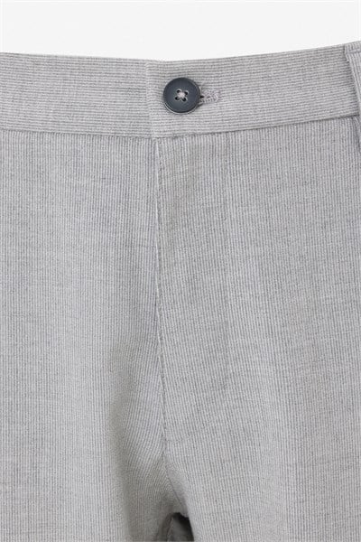 Gri Slim Düz Jogger Pantolon
