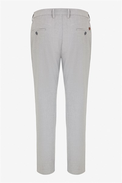 Gri Slim Düz Jogger Pantolon