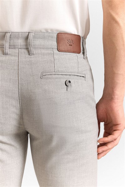 Gri Slim Klasik Pantolon