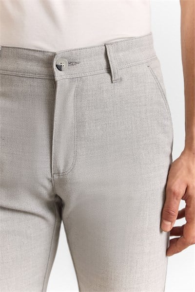 Gri Slim Klasik Pantolon